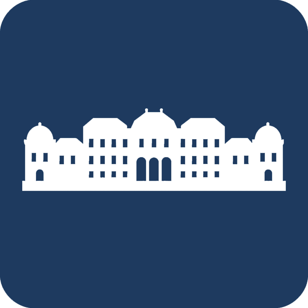 Illustration of historic building silhouette