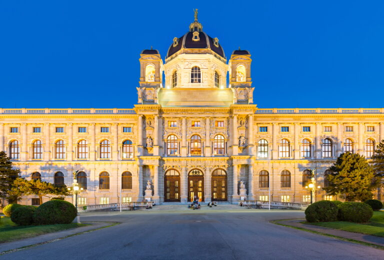 Kunsthistorisches Museum, Vienna, Austria at Night